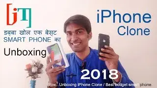 Unboxing  iPhone X Clone - Best budget smart phone - Full guide.