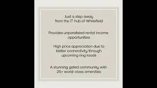 Provident capella new launch Studio apartments at 30 lacs at whitefeild call 6364488899