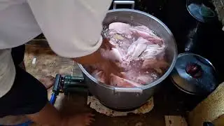 Ganito ang proseso namen kapag gagawa kame ng bagnet or lechon pares