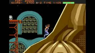 Gameplay snippet : Strider : Stage 1 : Mega drive