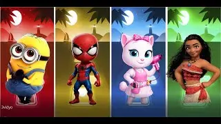1 🆚 2 🆚 3 🆚 4 | in Tiles Hop EDM Rush🎶