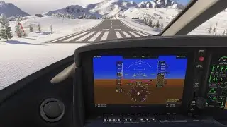 Courchevel Precision Landing Challenge 1,823,040 points, first rank. Microsoft Flight Simulator 2024