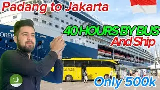 Travel Padang to Jakarta by Bus: A Complete Guide ||P Pakistani in Indonesia |Darmasiswa