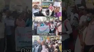 GO 317 Victim Employees Protest at Gandhi Bhavan | Overseas News