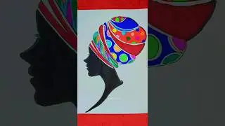 African tribal art :3 #shorts #tribal #africanart