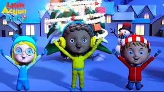 Jingle Bell Rock | Children's BEST Christmas Songs | Sing & Dance Along with Little Action Kids