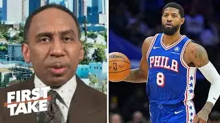 FIRST TAKE | Stephen A. react to Paul George suspended 25-games for violating NBA's anti-drug policy
