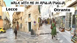 Puglia Vlog | Walk With Me In Lecce & Otrantro