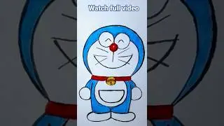 Cute Doraemon Drawing | Satisfying Coloring Art #doraemon