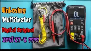 Unboxing Multitester Digital ZOYI ZT - X 9999