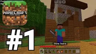 Minecraft pocket survival - Gameplay walkthrough part 1 -new adventure - Android 