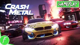 CrashMetal Cyberpunk Gameplay HD (PC) | NO COMMENTARY