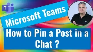How to pin a post in Microsoft Teams group chats and channel conversations.