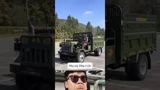 Đầu m&aacute;y c&agrave;y 30hp th&ugrave;ng chở ngắn với tải trọng 2 tấn h&agrave;ng #maycay #maynongnghiep #n&ocirc;ngnghiệphay