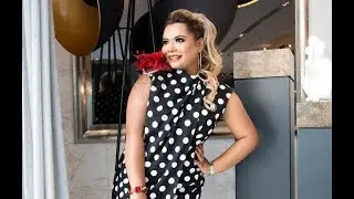Polka Dot Dress Styled with Red | EmiratesFashionista SHOMAILA MAURER