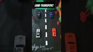 #Land transport#science model# project#model#transport#short#shortvideo #land transport model#exam