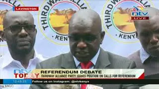 Thirdway Alliance issues position on referendum, SOTN address verdict