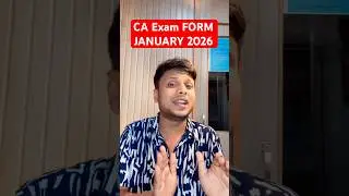 CA Exam Form January 2026
