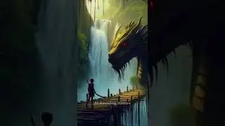 AI Nature Exploration | Amazon Art | Giant Python #shorts #trending #wow #wildlife