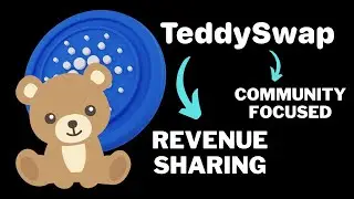 A NEW Kind of Cardano DEX..TeddySwap!