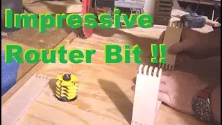 Box Joints on Giant Router Bit (Caveman Tool Test)
