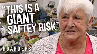 Hoarder MUST Clean Or Her House Will Collapse | Hoarders