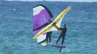 Flat Rock NSW Wingfoiling Prone Foiling cosmic craft #