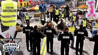 💥GILETS JAUNES DE RETOURS 1 AN APRES💥GTA 5 LSPDFR]