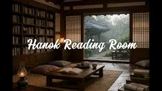 Quiet Reading Music in a Hanok Library | Korean Aesthetic Ambient Music for Focus & Relaxation