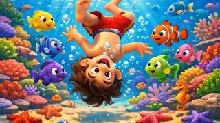 Swim with the Fish: A Fun Underwater Adventure!🌊 | Nursery Rhymes 🌟