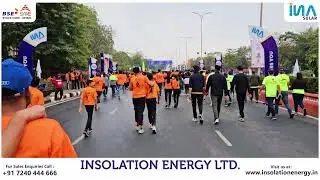 Jaipur Marathon 2024 | Renewable  Energy Partner Insolation Energy Ltd. (INA Solar) !