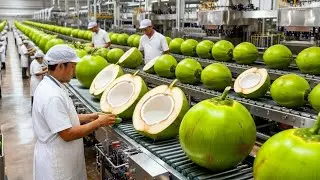From Rock-Hard Coconut to Silky Milk &mdash; Inside a Modern Coconut Factory