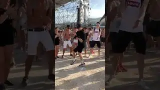 People reacting to shuffling at a Festival🔥 #shuffle #festival #rave