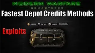 Call Of Duty Modern Warfare Remastered - Fast Easy Depot Credits (Easy Credits Exploits / Glitches)