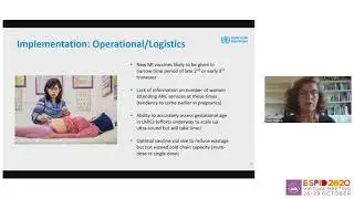 ESPID 2020: Implementation of Maternal Immunization Programmes by Tracey Goodman