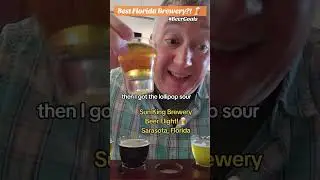 Beer Flight & Side Pint at Sun King Brewery in Sarasota, Florida! #BeerGoals Best Florida Brewery?🍺