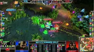 Team Vulcun (VUL) vs Counter Logic Gaming (CLG) || NA LCS Summer 2013 W1D3 || Full Game HD