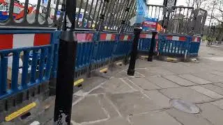 Walking route Greenwich station to London Marathon Red start