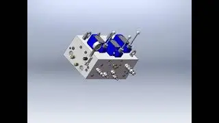 Sinu Marine hydraulic valve for hatch cover,design by Mr.Lee.Used for vessel hydraulic control stand