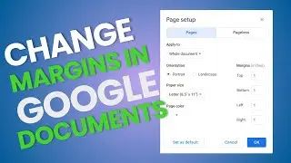 How To Change Margins In Google Docs | Google Docs Tutorial | Google Docs Change Margins | TechNeo |