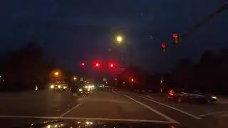 Early morning drive up north