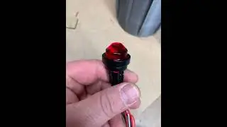 Flashing Alarming Pilot Light Prop for Cockpit or Dashboard #dashboard #cockpit #led