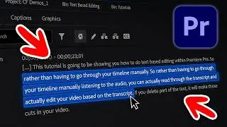 How To Easily Do Text Based Editing In Premiere Pro