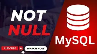 Not Null column | MySql Tutorial | E3Schools English