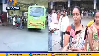 RTC Unions in Strike | Passengers Facing Problems | in Telugu States