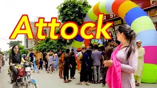 🇵🇰Moments of Joy in People&rsquo;s Colony Attock walking 4k tour 2025