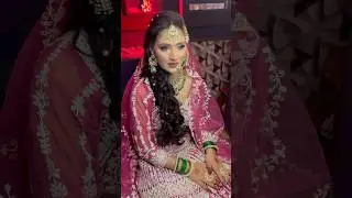 Pakistani bride 👰 #youtubeshorts #pakistanibride #makeup #wedding