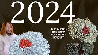 Make a money flower bouquet with me | how to start a YouTube channel | wrap a flower #moneybouquet