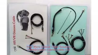 custom ribbon cables I-PEX 20380-R40T-13 20586-050E-01 20 pin micro coaxial cable for DisplayPort 1.