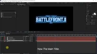 Star Wars Battlefront 2 Title #7 | After Effects - Tutorial - Free Project - KvN